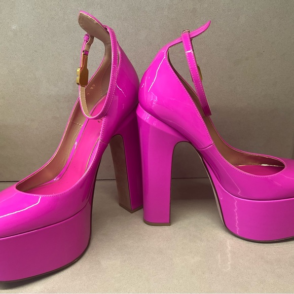 Valentino Garavani Tan-Go Platform Pump Heel Patent Leather | Size 39 | … - Picture 6 of 10